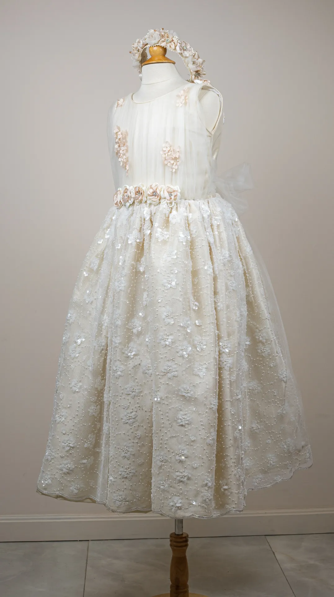 [3B4A1029] Vestido de Primera Comunión Flor de Luz 3B4A1029