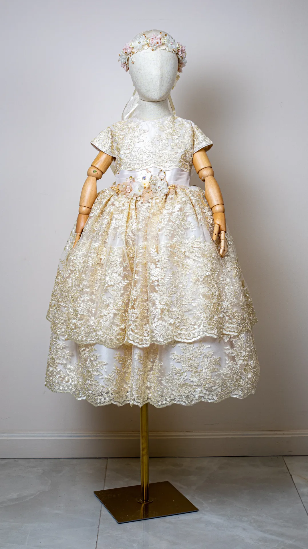 [3B4A0868] Vestido de Presentación Aimée Champagne 3B4A0868