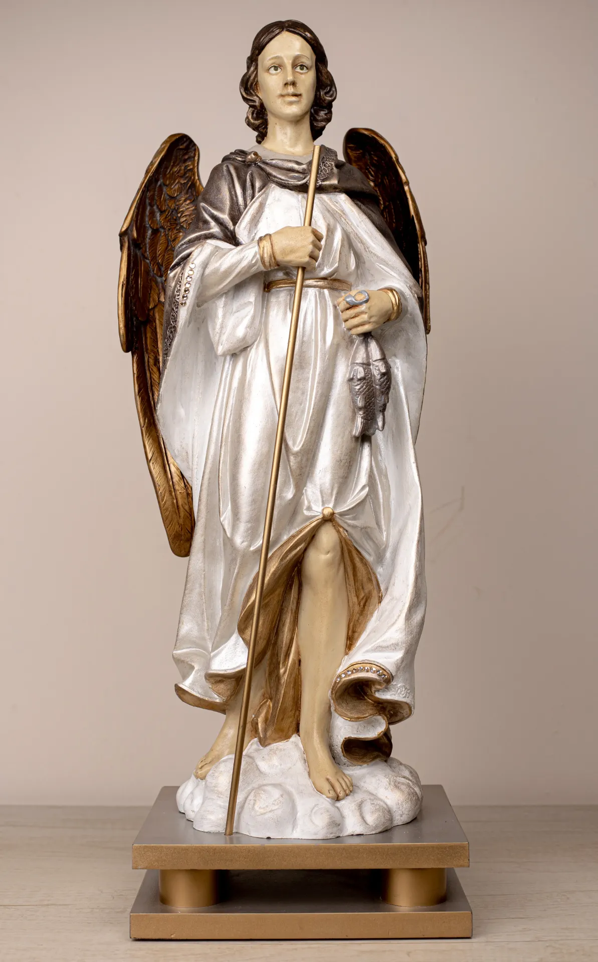Figura de Resina Arcángel Rafael Protector3B4A1167