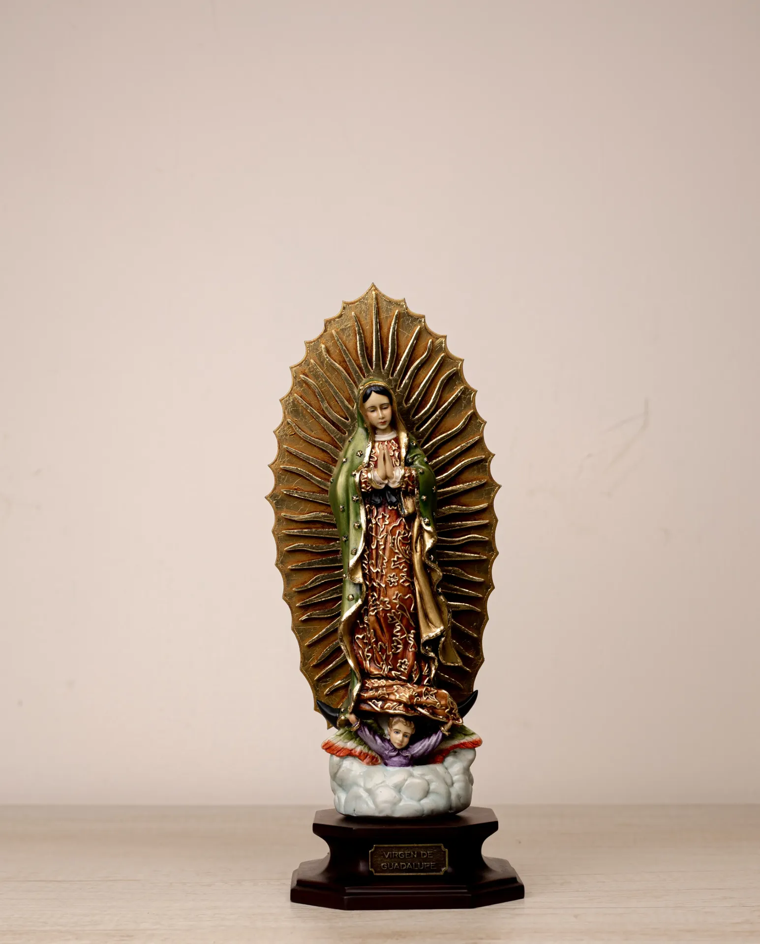 [3B4A1183] Figura de Resina Virgen de Guadalupe Tradición 3B4A1183