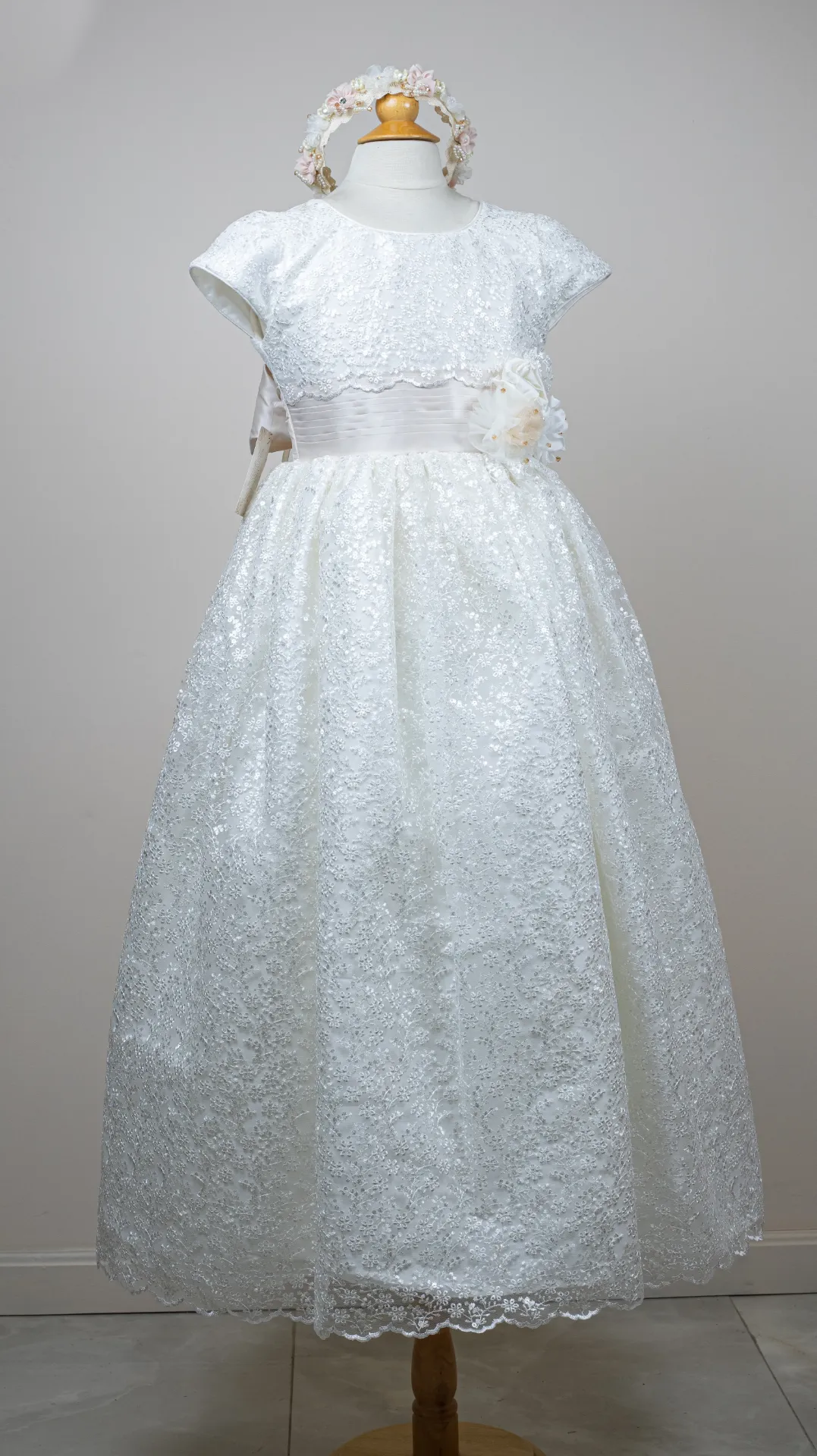 Vestido de Primera Comunión Celestial Perla 3B4A1041