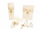 Set Clásico de Primera Comunión Beige con Rosario 3B4A11233