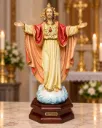Figura de Resina Sagrado Corazón 11342