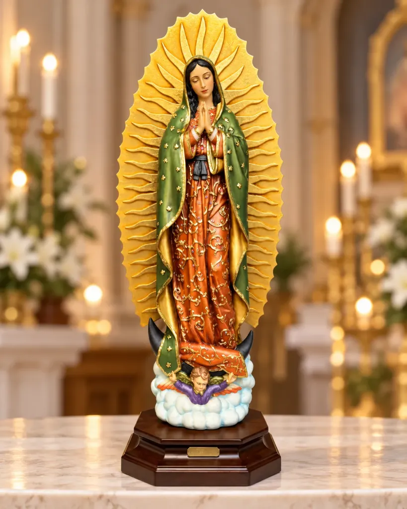 Figura de Resina Virgen de Guadalupe Grande 11547