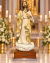 Figura de resina Sagrado Corazón 11643