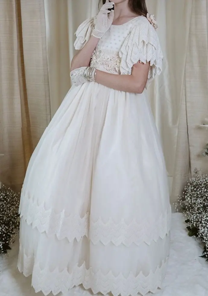 VESTIDO PRIMERA COMUNION V4526C