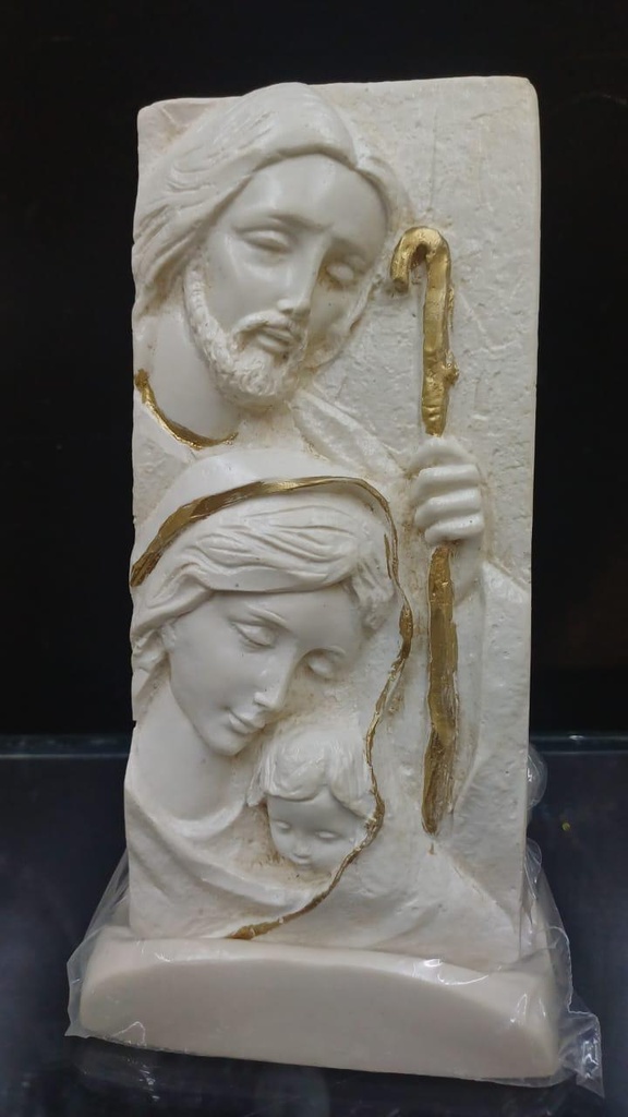 SAGRADA FAMILIA RESINA RECTANGULAR CON BASE