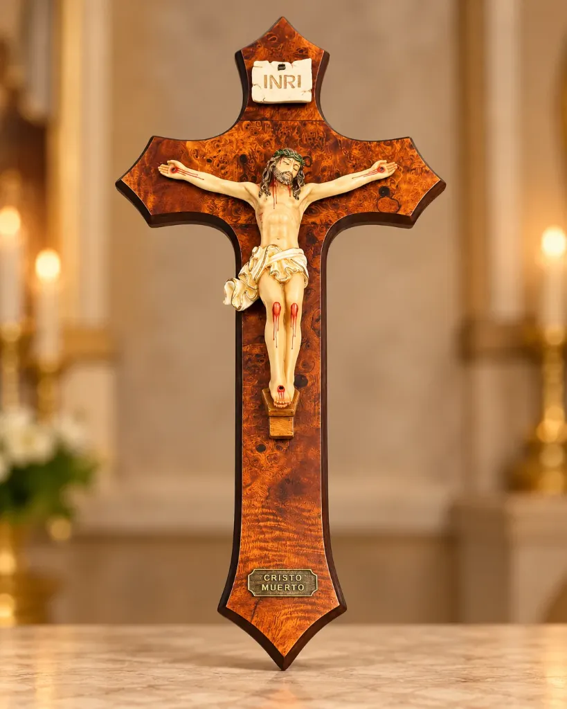 FIGURA RESINA CRUZ 4951
