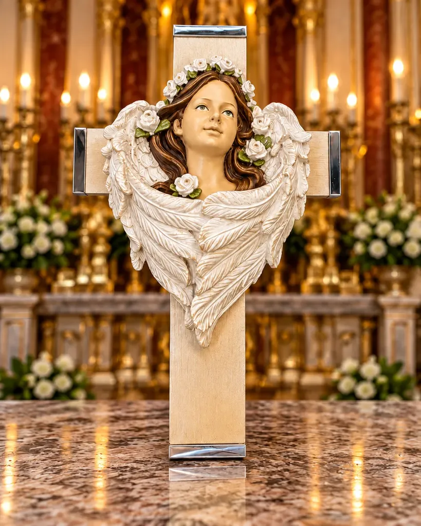 FIGURA RESINA CRUZ 3434