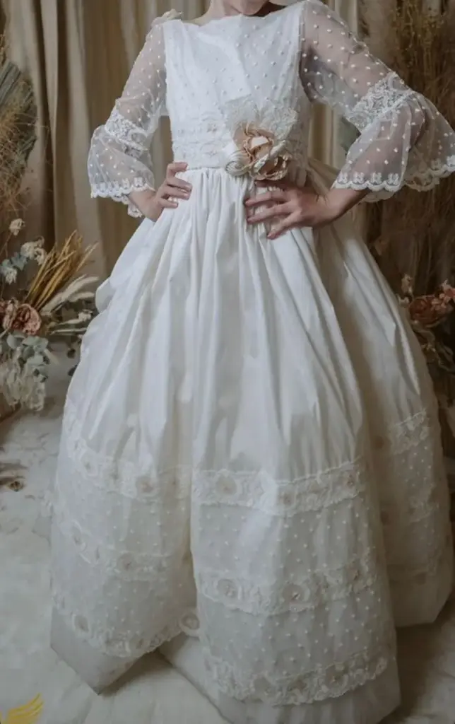 VESTIDO PRIMERA COMUNION V4539C