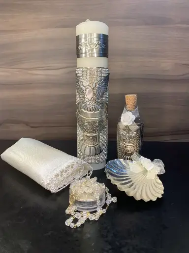 [0002451] SET BAUTIZO REPUJADO BRILLOS