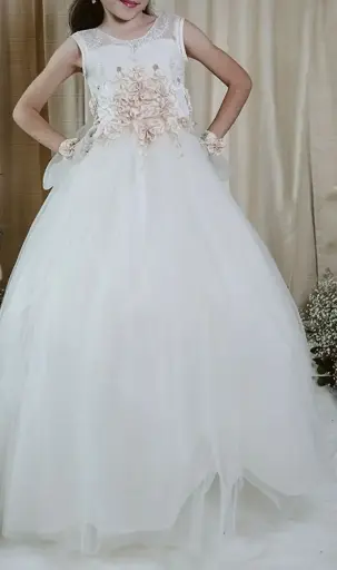 [0004466] VESTIDO PRIMERA COMUNION V4363