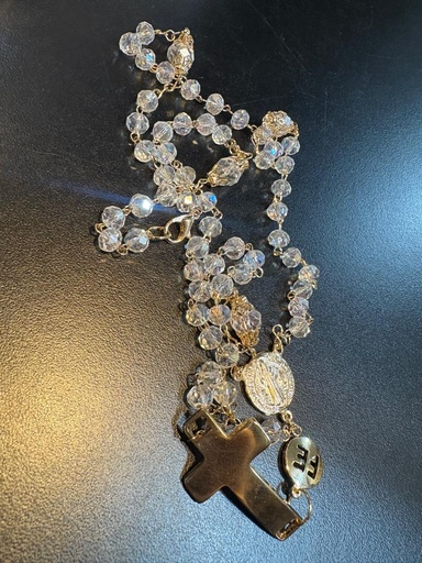 [0004800] ROSARIO CRISTAL CORTADO MOD 5